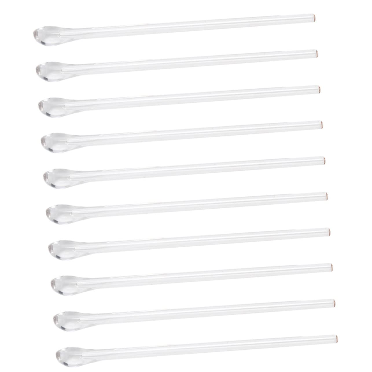Didiseaon Embouts de Lunettes Argenté en Plastique 10pcs pour Branches Confortables Réduisant le Contact Métal Adaptés Travail Port Quotidien
