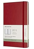 Gramaje del papel: 70 gsm Moleskine DHF218WN3Y18 - Agenda semanal 2017-2018, 18 meses, tapa dura, color rojo