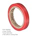PATIKIL 26Ft Grip Finishing Tape, 2 Pack PVC Racquet Finishing Tapes Racket Accessories Sticky Seal for Tennis Badminton, Red/Grey