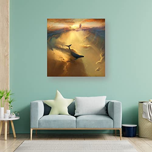 Vladimir Kush Surrealism 13 Artworks Canvas Poster Room Aesthetic Wall Art Prints Home Modern Decor Gifts Framed-Unframed 28X28Inch(70X70Cm) #TOP2