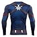 Captain America Men's Compression Shirt 3D Print T-Shirt