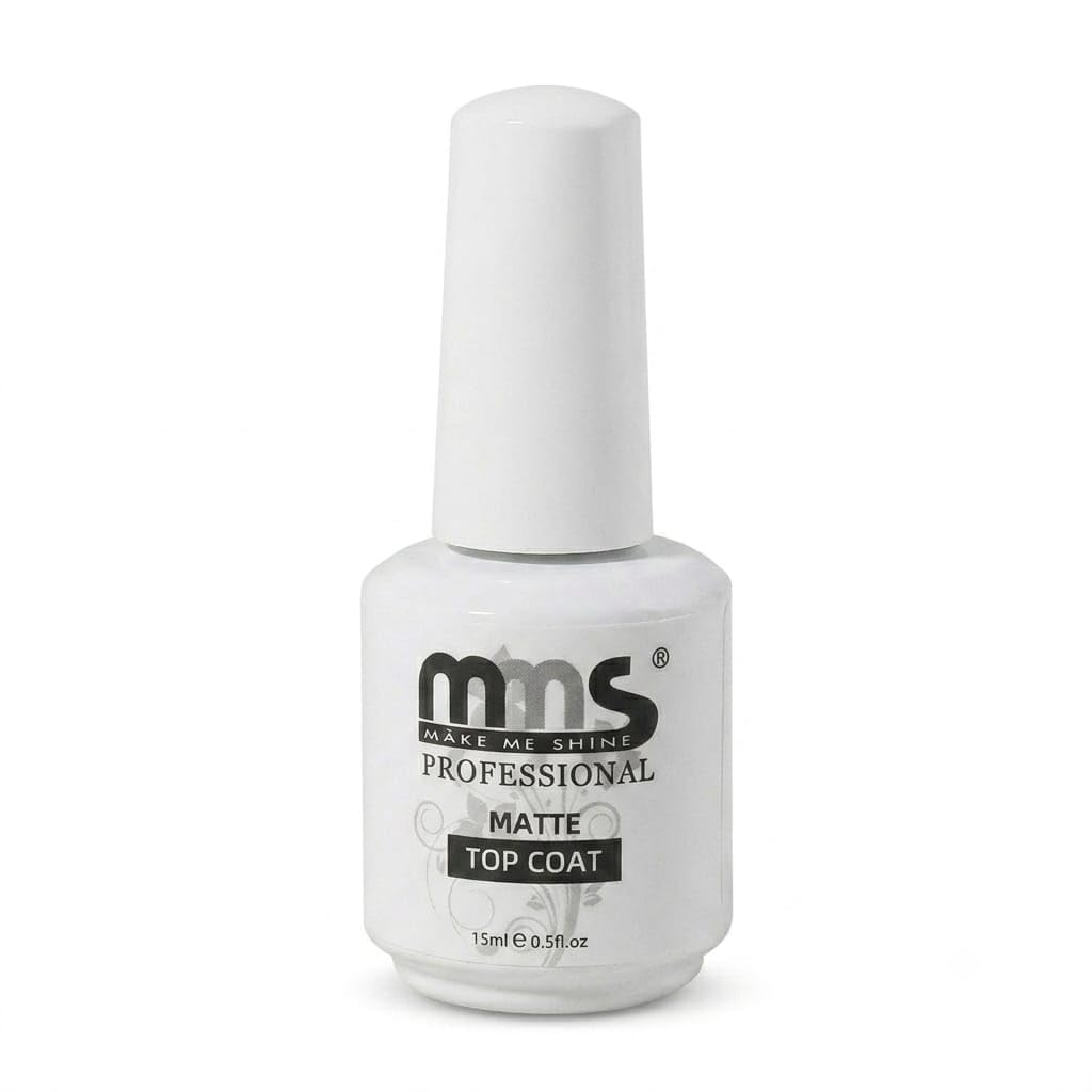 MMS Make Me Shine Professional Matte Gel Top Coat, No-Wipe, UV/LED Cured, Velvet Finish, No Crack, No Yellowing, 15ml-image-47