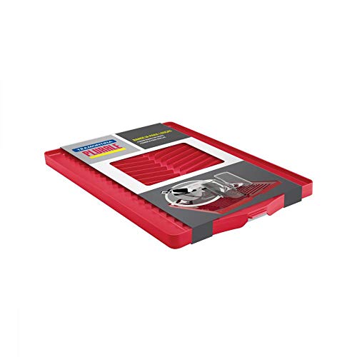 Tramontina 61535760 Bandeja para Louça em Polipropileno Vermelho com Superfície Coletora, Vermelho