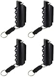 Pepper Defense 4-in-1 Pepper Spray with Belt Clip Holster and Keychain Attachment - Maximum Strength