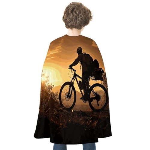 Halloween Mountain Bike Cloak Reversible Medieval Witch Cape