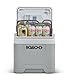 IGLOO IE24 AC/DC elektrische Kühlbox, 24 Liter, Mini-Kühlschrank 12/230 V für Auto, Boot und Freizeit, grau