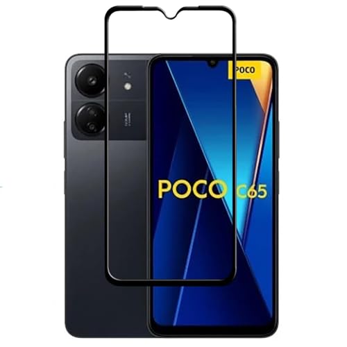 Image of Screen Protector Tempered Glass For Poco C65 / Redmi 13C 4G Cellphone With Easy Installation Kit