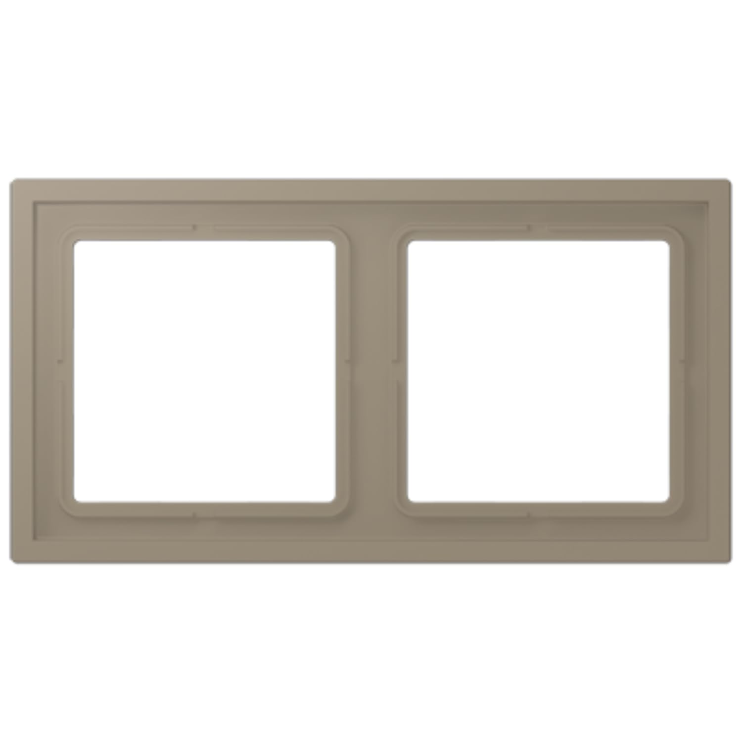 Cadre double LS ZERO JUNG LCZ982BF242 pour interrupteur plat
