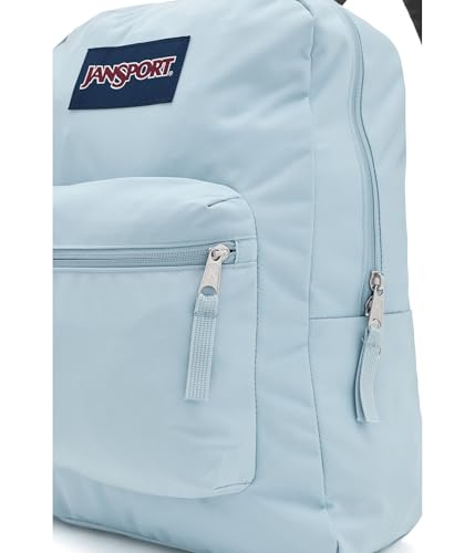 Image of JanSport Cross Town Backpack 17 inch x 12.5 inch x 6 inch - Simple Bag for Everyone with 1 Main Compartment, Front Utility Pocket - Premium Class Accessories - Blue Dusk