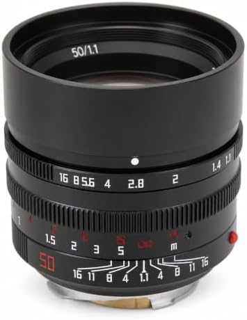 Objektyvas 7Artisans 50mm Leica M Mount — šoninis vaizdas