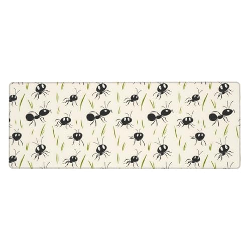 Tapis de souris de jeu grand format pour éviter les glissements et protéger le bureau noir