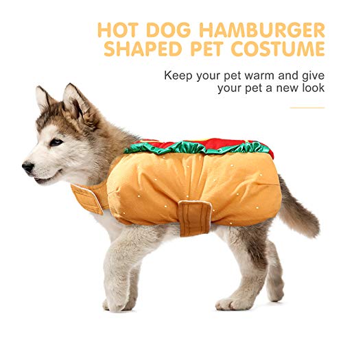 Disfraz de Perro Hot Dog POPETPOP XL miniatura 6
