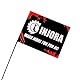 INJORA Metall Antenne mit Flagge 15cm Dekorations Flagge für TRX4M SCX24 AX24 FCX18 FCX24 1/18 1/24 RC Crawler Auto, 5 Stück
