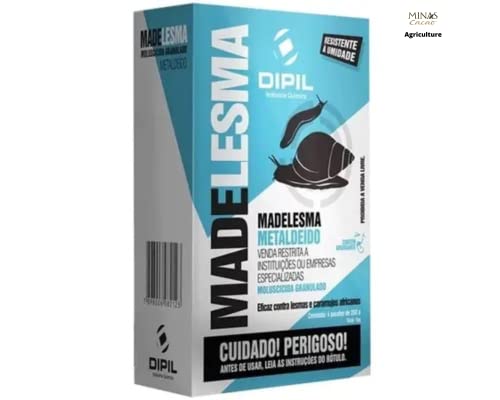Isca Mata Lesma Lesmecida Para Lesmas Caramujo Caramujo Africano 250g