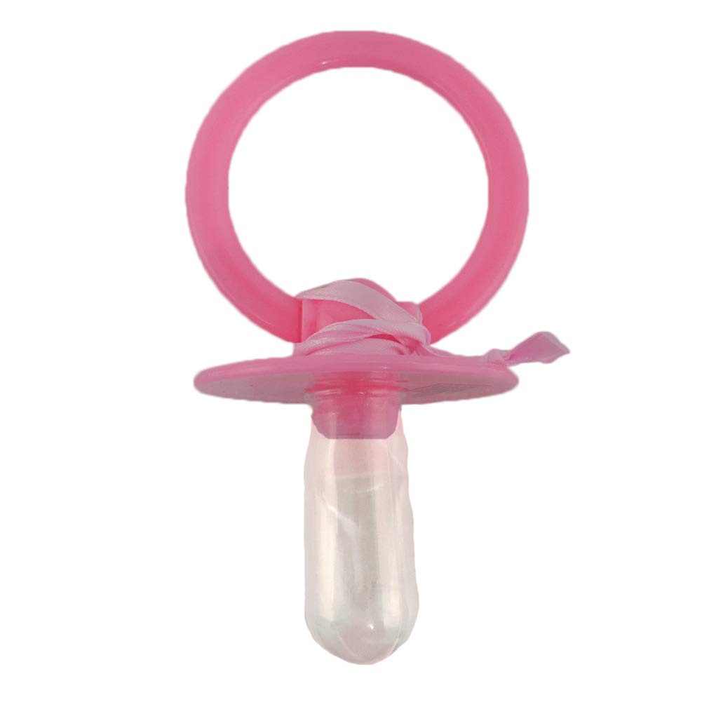 Jumbo Baby Pacifier Pink Novelty Costume Accessory image 2