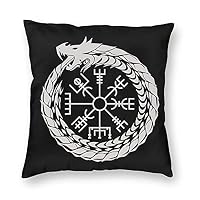 SONS OF ODIN Kissen 40x40 Cm - Wikinger Design Mit Thors Hammer & Spruch