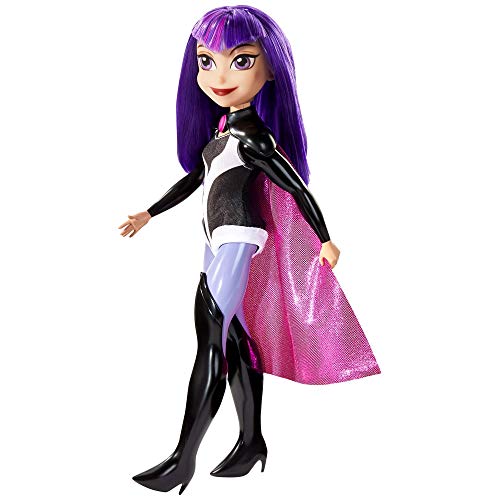 DC Super Hero Girls Zatanna Action Doll appreox. 10.5 inch with Removable Accessories, Wearing Iconic Outfit with True-to-Show Details, Great Gift for 6 – 8 Year Olds