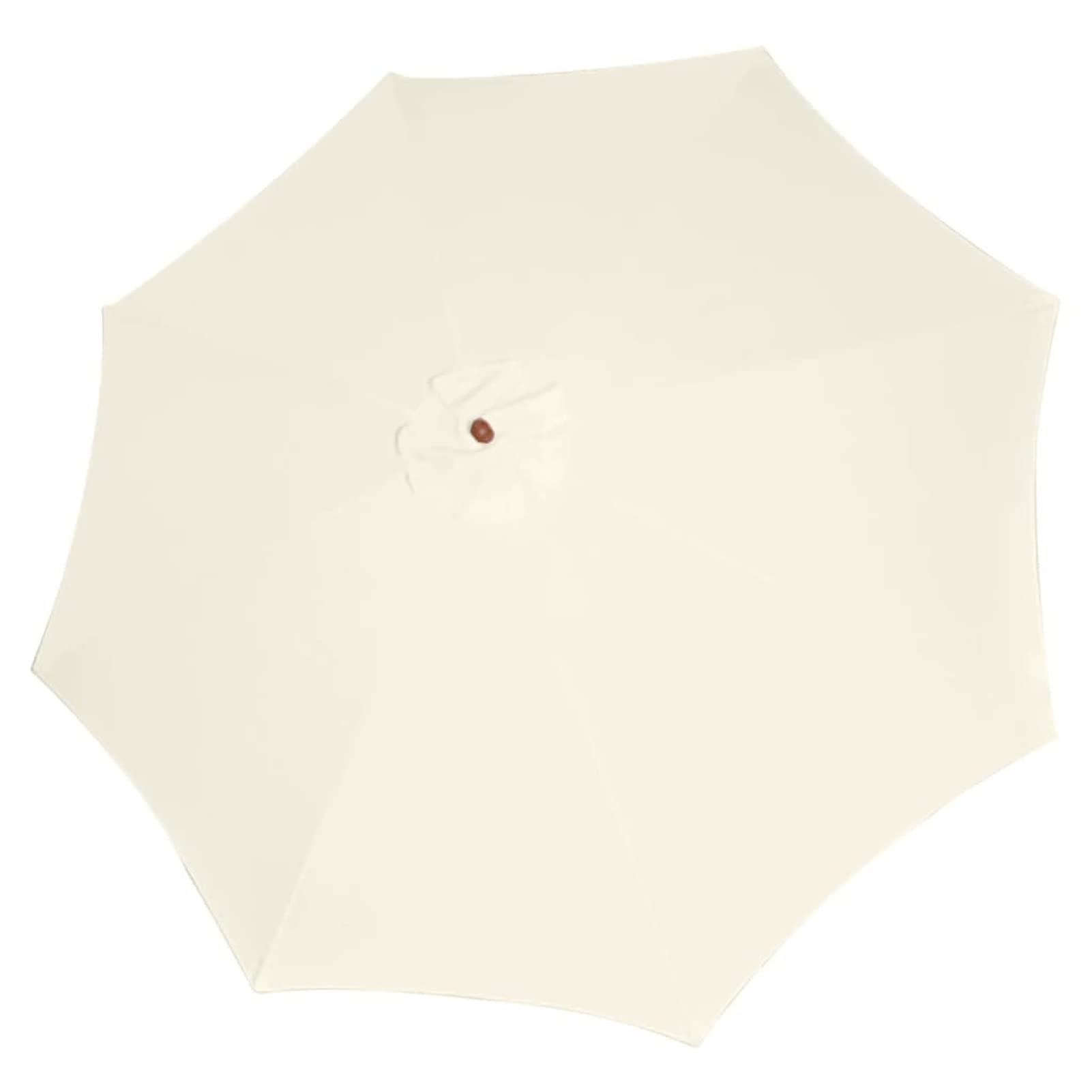 Homgoday Sombrilla Blanca Arena 300x258 cm Sombrilla de Jardín,Protección UV Sombrilla Jardín Grande Orientable Jardín Parasol Balcón