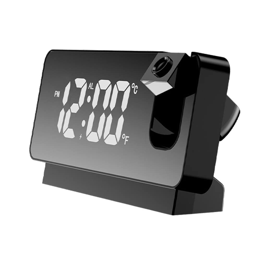 YWMLFZ LED Display Digital Projection Alarm Clock Mute Office