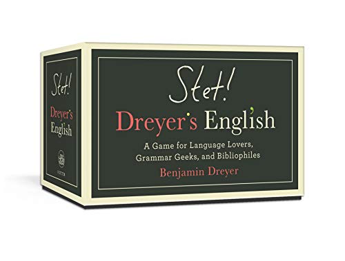 Clarkson Potter STET! Dreyer's English: A Game for Language Lovers, Grammar Geeks, and Bibliophiles
