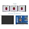 2.8inch DPI LCD Screen Compatible with Raspberry Pi 5/4B/3B+/3B/3A+/Pi Zero/Zero W/WH/Zero 2W, 480x640 Resolution IPS Display, 5-Points Capacitive Touch Control, Optical Bonding Toughened Glass Cover