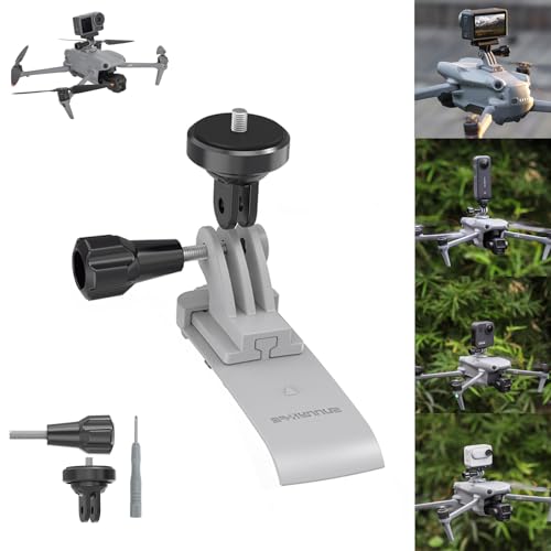 DJI Air 3s/ Air 3用マウント Insta360 GO 3用カメラ固定ブラケット拡張マウントホルダー Action 4/3/2/Insta360 One R/GoPro12/11/10/9/8/MAX用 Insta360 X2/X3用1/4ア