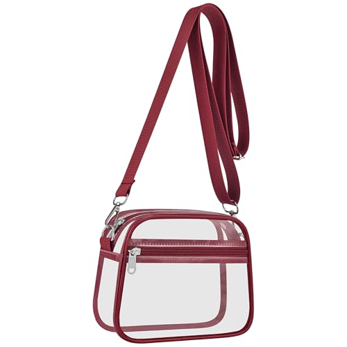 Image of USPECLARE Clear Bag for Stadium Events Clear Sports Fan Handbags Purses