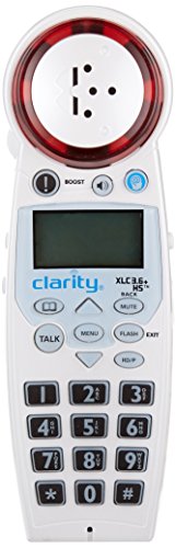 Clarity XLC3.6+HS Cordless Extension Handset with Caller ID, White