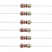 BOJACK 220 Ohm Resistors 1/4 W ±5% Carbon Film Single Resistor (Pack of 200)