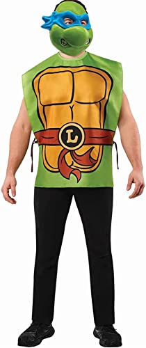 Rubies Adult Teenage Mutant Ninja Turtles Classic Ben Cooper Costume and Mask, Leonardo, One Size