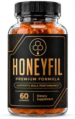 HoneyFil Gummies, 60 Count, HoneyFil Gummies, 60 Count, Men’s Daily Wellness Supplement with Raw Honey