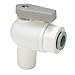 Parker LFPP6VME6 Ball Valve, Tube to Pipe, Polypropylene, Push-to-Connect 90 Degree Elbow, 3/8"