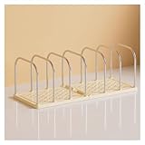 Plastics Bookend, Desk Organizer Holder for Books,Magazine and File，for Office, Student Dorm，School(Yellow)
