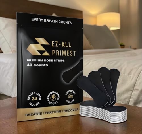 EZ-ALL PRIMEST, Premium Nasal Strips, 40 Count, Relief up to 24 Hours, Performance Boost, Snoring Relief — view 2