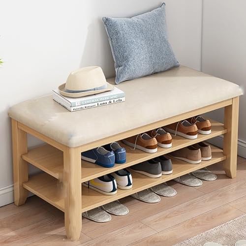 Meuble de rangement chaussures en bois massif pour stopper le désordre