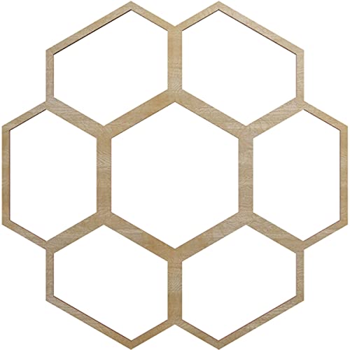 Image of Ekena Millwork 18 inchOD x 6 3 /8 inchID x 3 /8 inchT Florin Wood Fretwork Pierced Ceiling Medallion, Birch