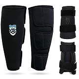 THEFITGUY Ultimate Workout Protection Set - One Pair of Weightlifting Shin Guards and One Pair of Ke