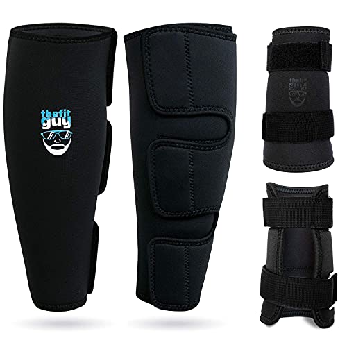 Thefitguy Ultimate Workout Protection Set - One Pair Of Weightlifting Shin Guards And One Pair Of Kettlebell Arm Guards #TOP6
