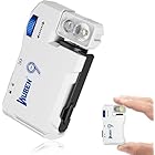 WUBEN G5 Rechargeable EDC Flashlight, 400 Lumens Dual Light Sources Mini Flashlight with RGB Light, Portable Flat Pocket Flashlights, Magnetic Keychain Flashlight