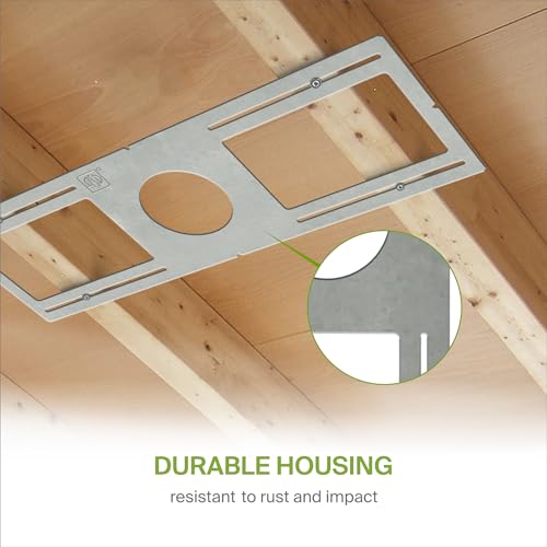 image for ASD 24 Pack New Construction Mounting Plate Round Hole - 4 Inch Flat G