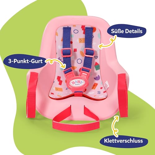 Baby Born Fahrradsitz zur Befestigung am Fahrrad für 43 und 36 cm Puppen