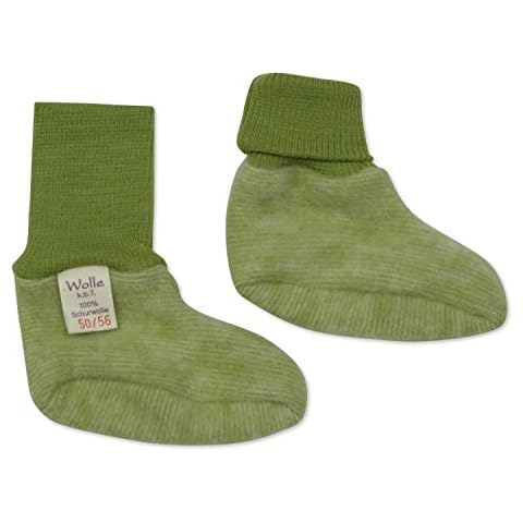 Cosilana Baby Fleece Booties, Organic Wool Cover