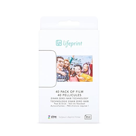 Lifeprint 40 Pack Sticky Back Film