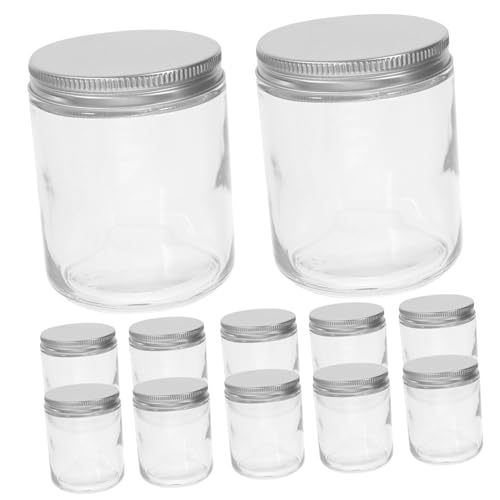 Cabilock 12pcs Candle Cup Glass Candle Jars Tea Light Holders Votive Candle Holders Bulk Glass Tealight Candle Holder Tealight Holder Tealight Candle Holders Candles Holder Votive Candles