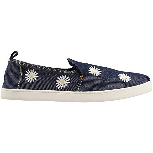 Toms Womens Alpargata Cupsole Embroidery Slip On Sneakers Casual Shoes Casual - Blue - Size 8 B #TOP13