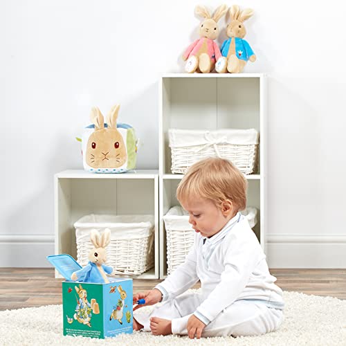 Rainbow Designs Peter Rabbit („Peter Hase“) Jack In The Box - Traditionelles Spielzeug für Babys und Kleinkinder, dekorativer Jack In The Box für das Kinderzimmer des Babys