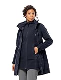Hauptmaterialien recycelt Jack Wolfskin Damen Ottawa Coat, night blue, M EU
