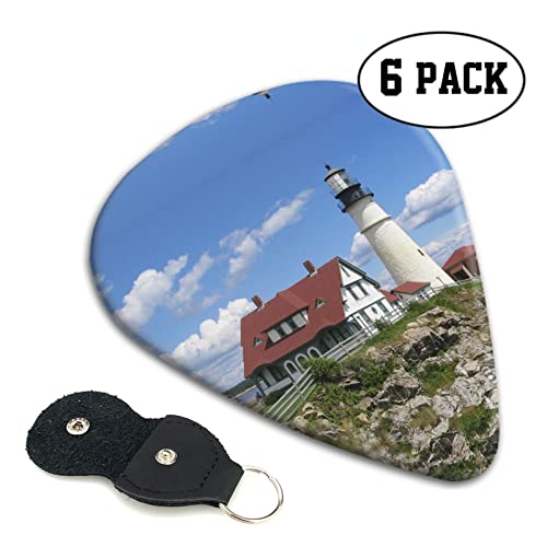 Lighthouse Backdrop Lot de 6 médiators pour guitare acoustique, guitare électrique, basse, ukulélé – fin, moyen et épais… - Les Beatles, Paul McCartney, John Lennon, RIngo Starr, George Harrison Lighthouse Backdrop Lot de 6 médiators pour guitare acoustique, guitare électrique, basse, ukulélé – fin, moyen et épais… – Image 3
