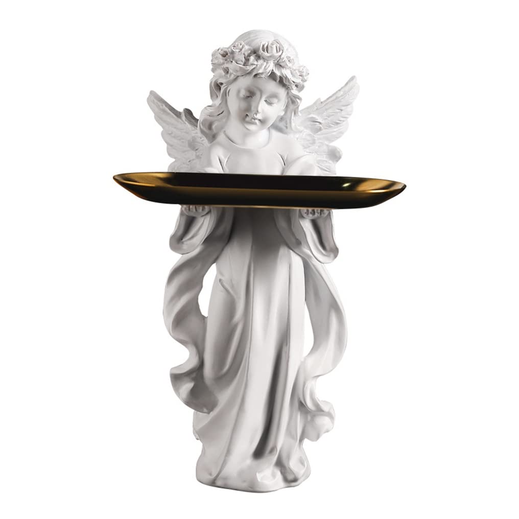 Amazon.co.jp: 皿を捧げる天使 エンジェル おしゃれ 収納トレイ