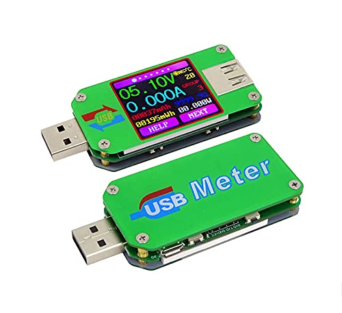 UM24C USB 2.0 Battery Charge Tester Color LCD Display Voltage Current Meter Voltmeter Ammeter Measure Battery